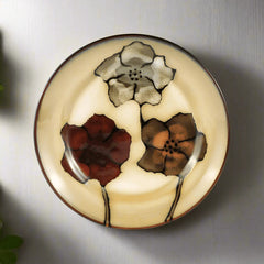 Painted Poppies Salad Plate