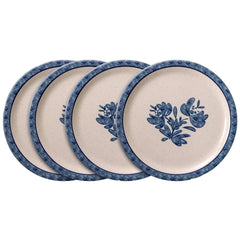 Yorktowne Set of 4 Outdoor Melamine Dinner Plates