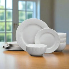 Cassie 12 Piece Dinnerware Set, Serivce for 4