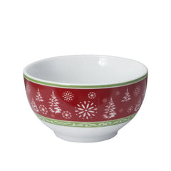 Dancing Snowflakes Set of 4 Soup Cereal Bowls