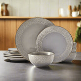 Emma 12 Piece Dinnerware Set, Service for 4