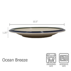 Ocean Breeze Set of 4 Dinner Plates