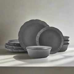 Noah 12 Piece Dinnerware Set, Service for 4