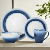 Eclipse Blue 16 Piece Dinnerware Set, Service for 4