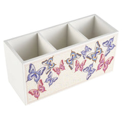 Dolly Parton Mosaic Butterfly Utensil Flatware Caddy