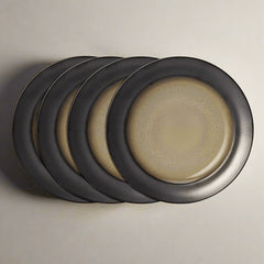 Sandstone Set of 4 Dinner Plates