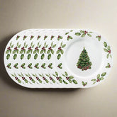 Christmas Day Set of 8 Dinner Plates