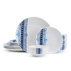 Michele 12 Piece Dinnerware Set, Service for 4