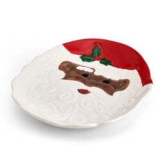 Winterberry® African American Santa Figural Cookie Plate