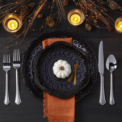 Chateau Midnight Set of 4 Dinner Plates