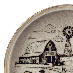 Farmyard Rooster 12 Piece Dinnerware Set, Service for 4