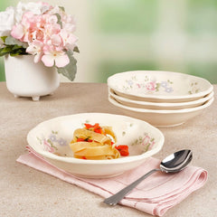 Tea Rose Individual Pasta Bowls, Set of 4