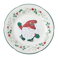Winterberry® Set of 4 Gnome Salad Plates
