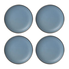 Hadlee Blue 16 Piece Dinnerware Set, Service for 4