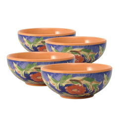 Villa della Luna® Set of 4 Fleur Soup or Cereal Bowls