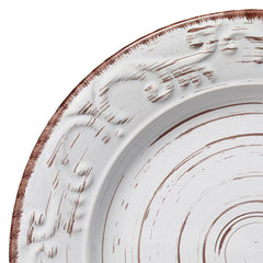 Trellis White 16 Piece Dinnerware Set, Service for 4