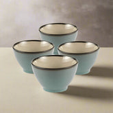 Belmont Blue Fruit Bowls, Set of 4