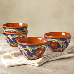 Villa della Luna® Fleur Set of 4 Fruit Bowls