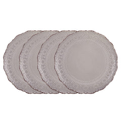 Chateau Smoke Set of 4 Dinner Plates