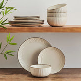 Janelle 12 Piece Dinnerware Set, Service for 4