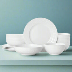 Haisley 12 Piece Dinnerware Set, Service for 4