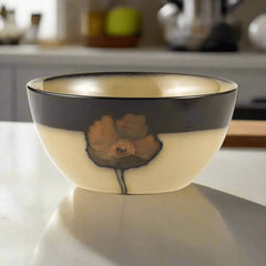Painted Poppies Soup Cereal Bowl