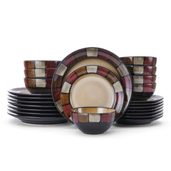 Taos 24 Piece Dinnerware Set, Service for 8