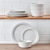 Blooming Meadow Cream 12 Piece Dinnerware Set, Service for 4