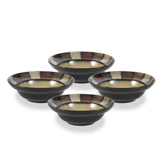Taos Set of 4 Rim Soup Cereal Bowls