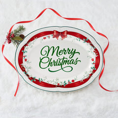 Winterberry® Red Ribbon Platter