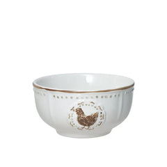 Farmhouse Hen Set of 4 Fruit Bowls