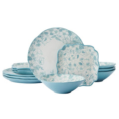 Garden Blossom 12 Piece Dinnerware Set, Service for 4