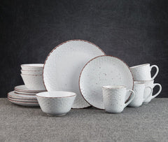 Bumble Bee White 16 Piece Dinnerware Set, Service for 4