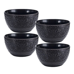 Chateau Midnight Set of 4 Soup Cereal Bowls