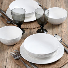 Haisley 12 Piece Dinnerware Set, Service for 4