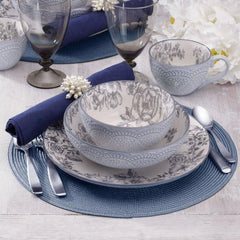 Gabriela Gray Set of 4 Soup Cereal Bowls