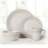 Amelia 16 Piece Dinnerware Set, Service for 4