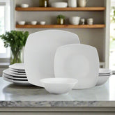Tara 12 Piece Dinnerware Set, Service for 4