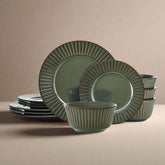 Dannie Green 12 Piece Dinnerware Set, Service for 4