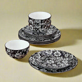 Midnight Blooms 12 Piece Dinnerware Set, Service for 4