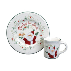 Winterberry® Cookies and Milk for Santa Set