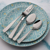 Satin Danford 24 Piece Flatware Set with Wire Caddy, Service for 6