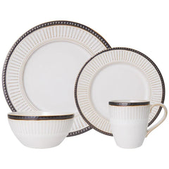 Promenade Column 16 Piece Dinnerware Set, Service for 4
