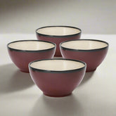 Belmont Set of 4 Red Soup Cereal Bowls