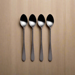Sable Black Set of 4 Long Handled Spoons