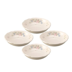Tea Rose Individual Pasta Bowls, Set of 4