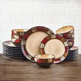 Taos 24 Piece Dinnerware Set, Service for 8