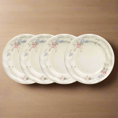 Tea Rose Set of 4 Salad Plates