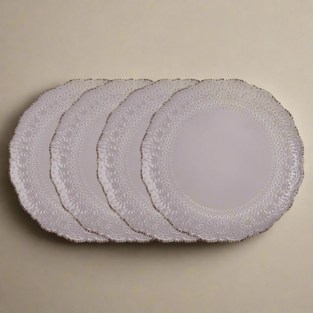 Chateau Smoke Set of 4 Dinner Plates