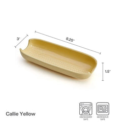 Callie Yellow Set of 4 Corn Dishes